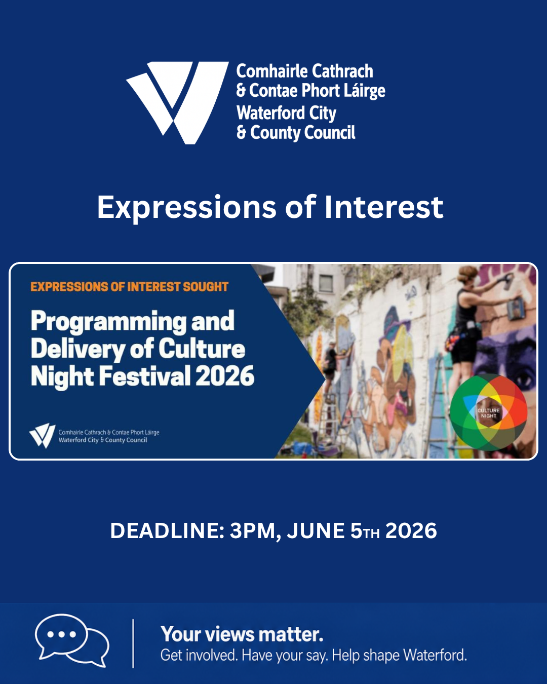 Expressions of Interest (EOI): Programming and Delivery of Culture ...